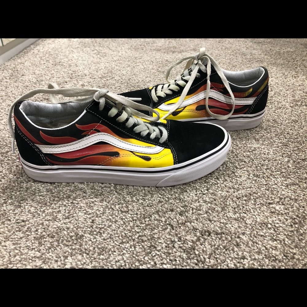 Old Skool Flame Vans